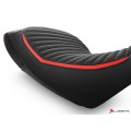 LUIMOTO Classic Sport Edition Rider Seat Cover for the DUCATI DIAVEL 1260 (2019+) - Low Seat